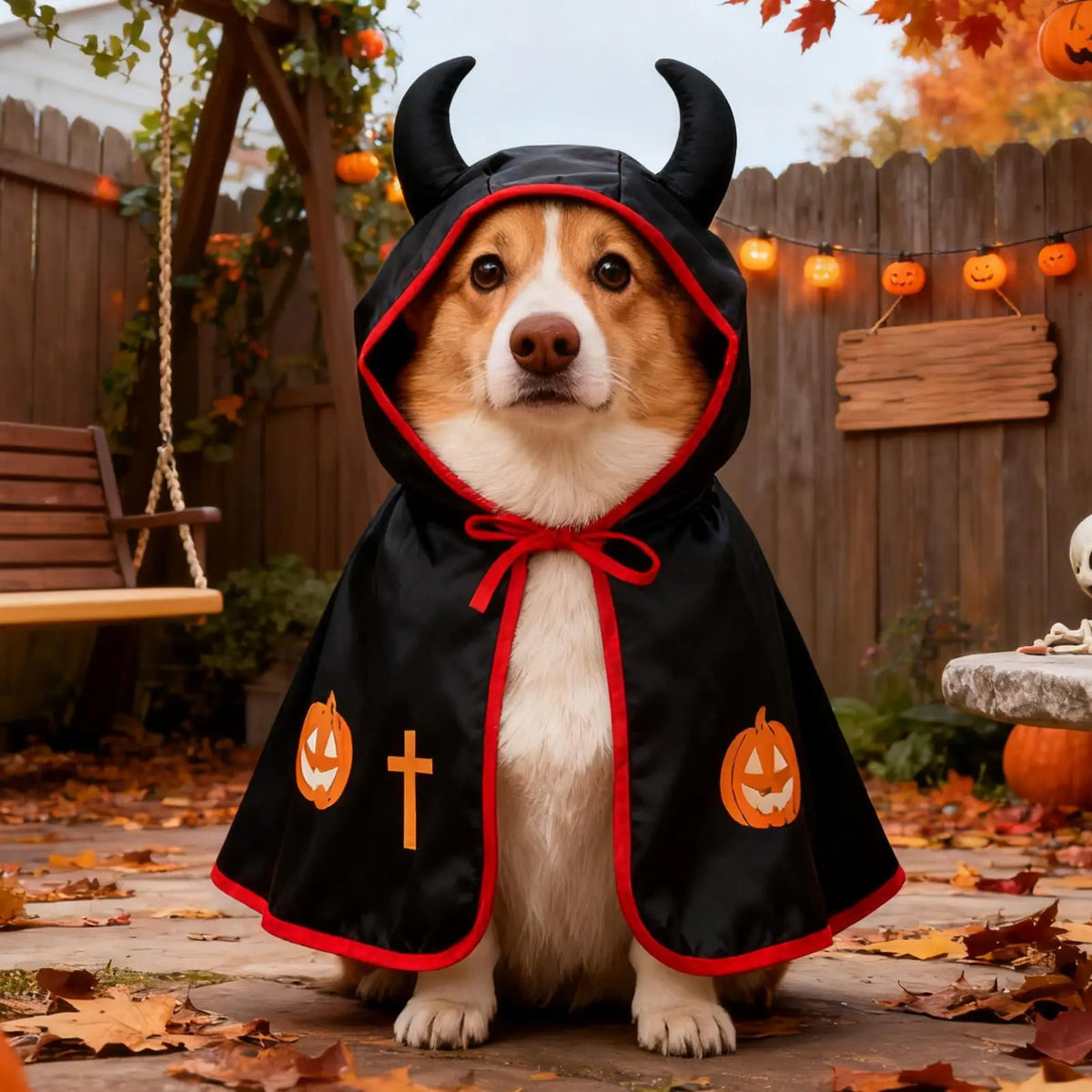 Black Halloween Pet Cloak – Dogs