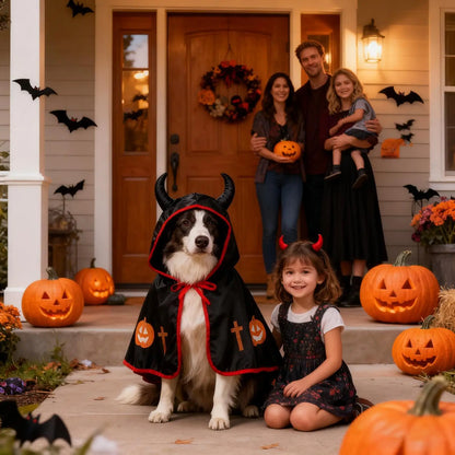 Black Halloween Pet Cloak – Dogs