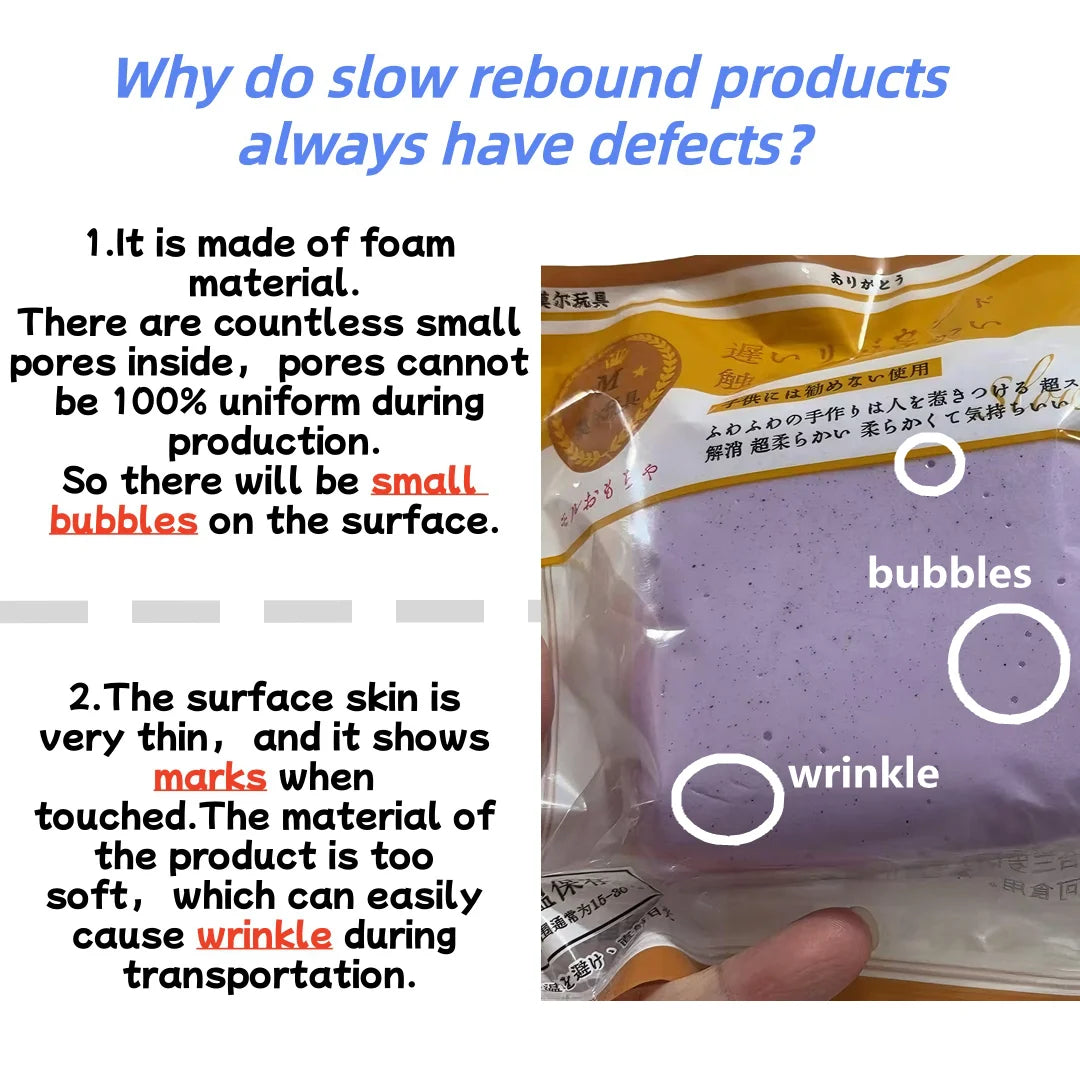 Toast Squishy – Slow-Rising Sensory Fidget