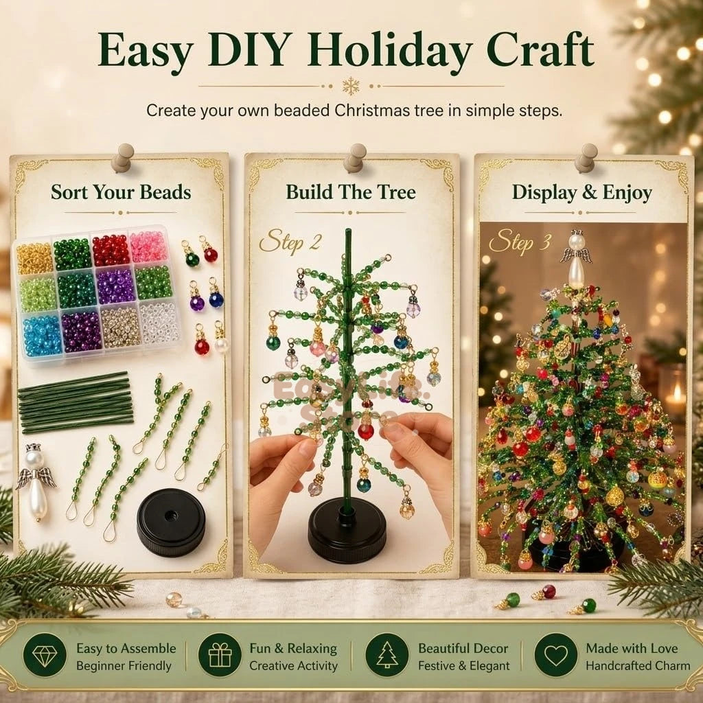DIY Beaded Christmas Tree Kit