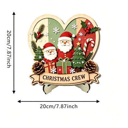 Wooden Christmas Character Tabletop Decor