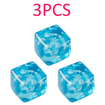 Snowflake Ice Cube Squishy – Slow-Rising Sensory Fidget