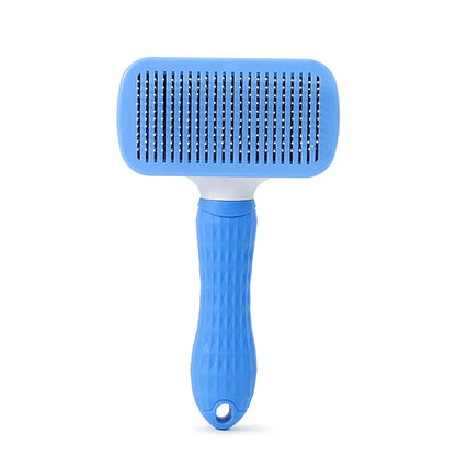 Self-Cleaning Pet Grooming Brush for Dogs & Cats