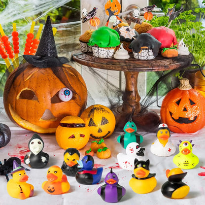 Halloween Rubber Duck Assortment – 16 to 100 Pieces