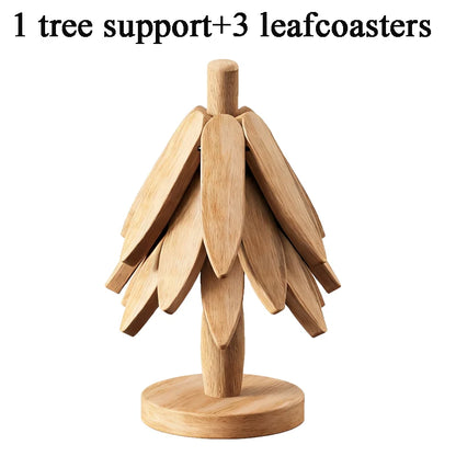 Wooden Christmas Tree Trivet