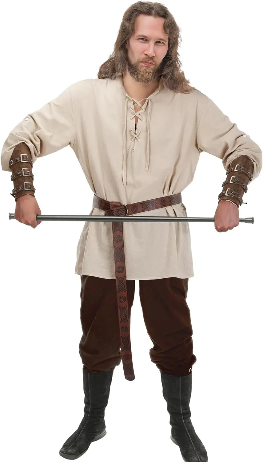 4-Piece Men’s Renaissance Pirate Costume Set