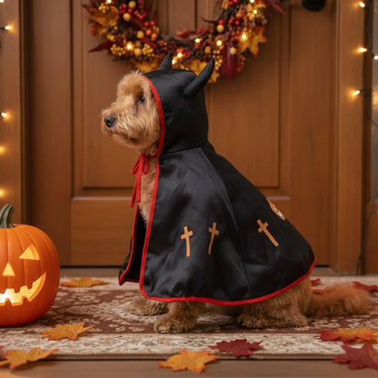 Black Halloween Pet Cloak – Dogs