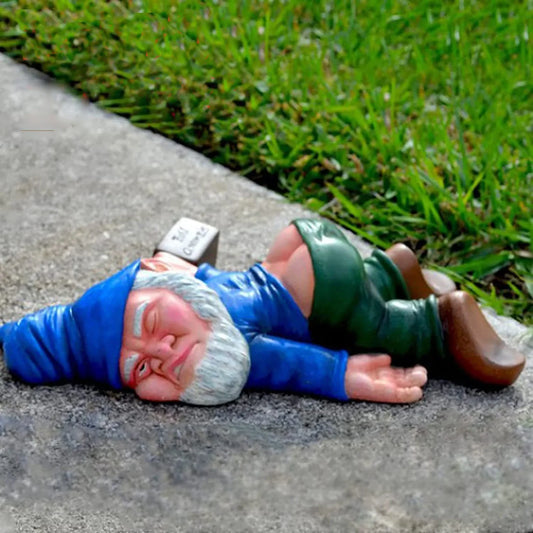 Funny Garden Gnome Resin Figurine – 15 cm