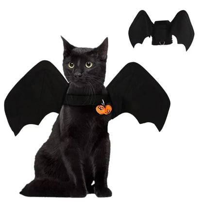 Black Bat Wings Pet Costume – Cats & Dogs