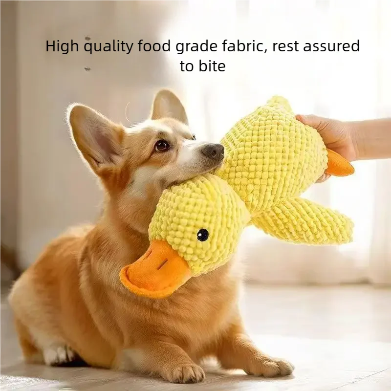 Calming Duck Squeaky Plush Dog Toy