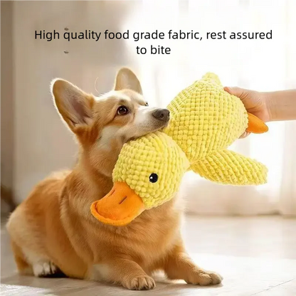 Calming Duck Squeaky Plush Dog Toy