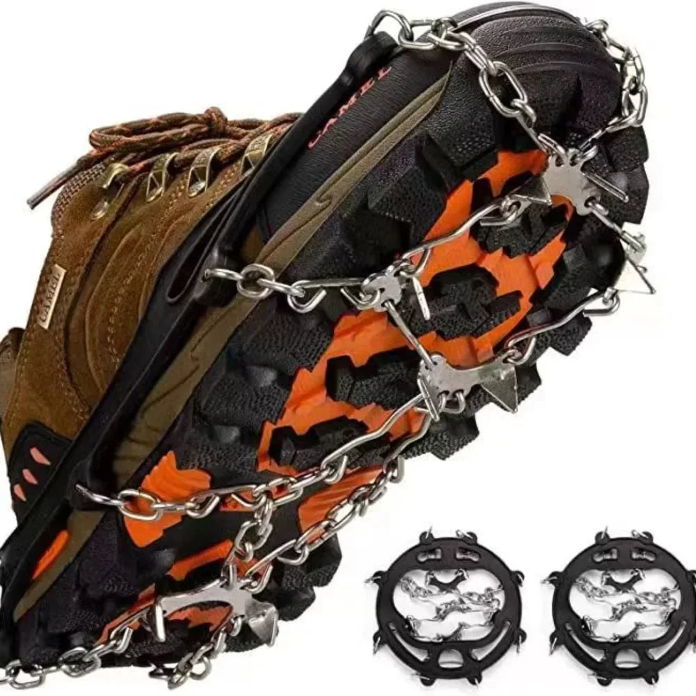 8-Spike Ice Grippers for Shoes – Snow & Ice Cleats