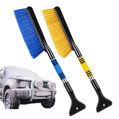 Retractable Car Snow Brush & Ice Scraper – ABS + Foam Grip