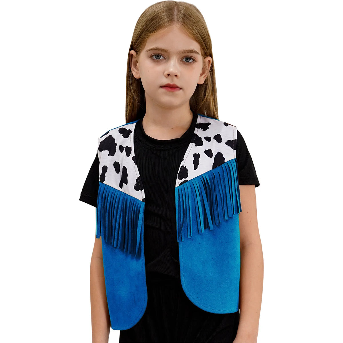 Kids Western Fringe Costume Vest
