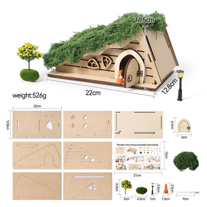 Mini Wooden Fairy Door – Dollhouse & Wall Decor