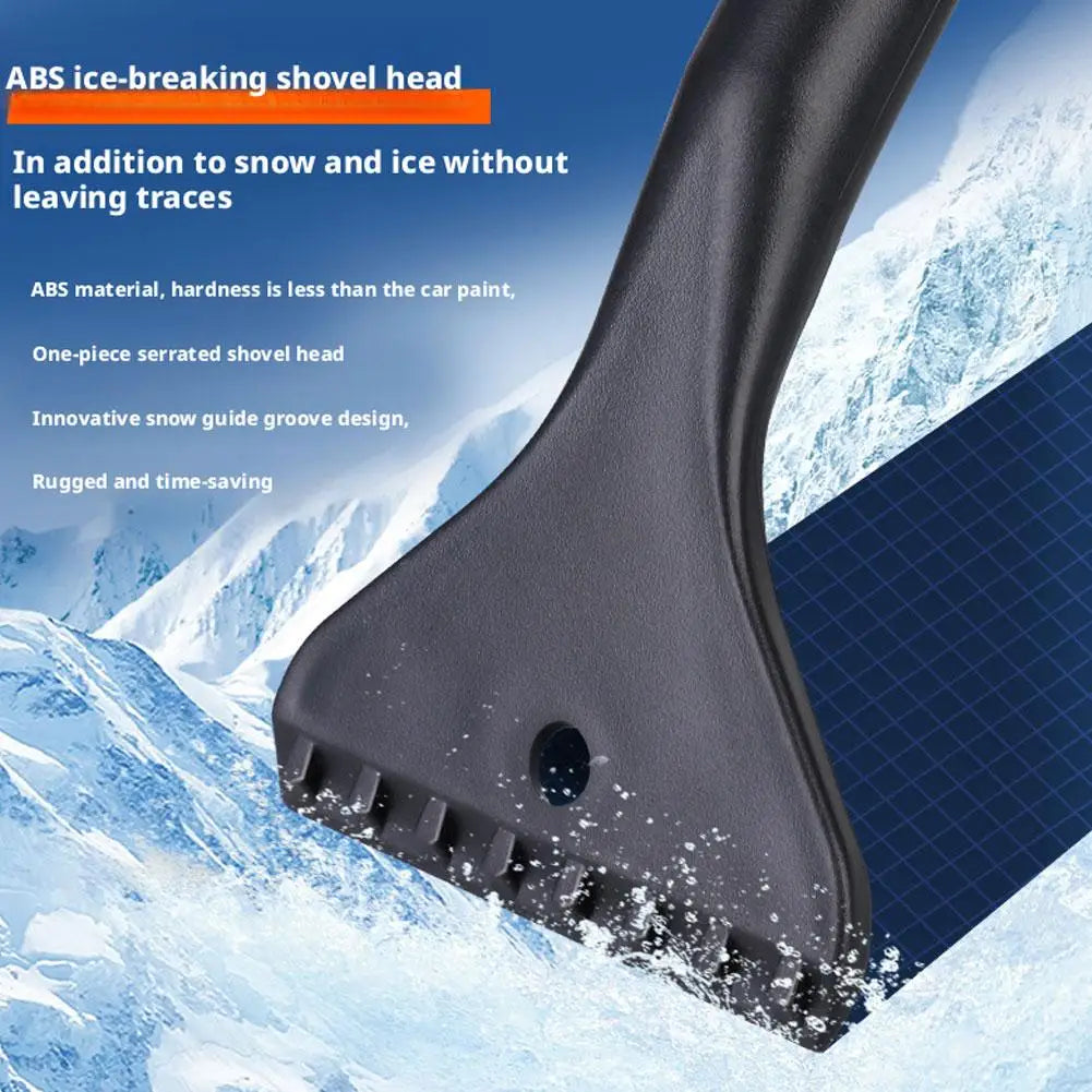 Retractable Car Snow Brush & Ice Scraper – ABS + Foam Grip