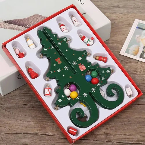 Wooden Christmas Tree Tabletop Ornament