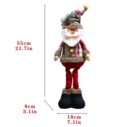Christmas Santa, Snowman & Reindeer Shelf Sitter