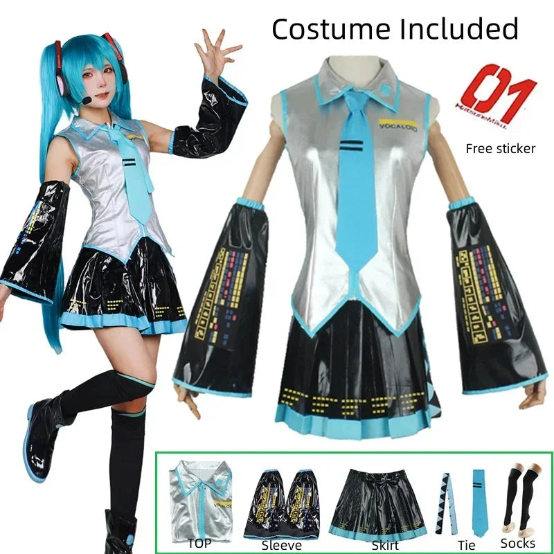 Adult Anime Cosplay Costume Set – Multiple Colors
