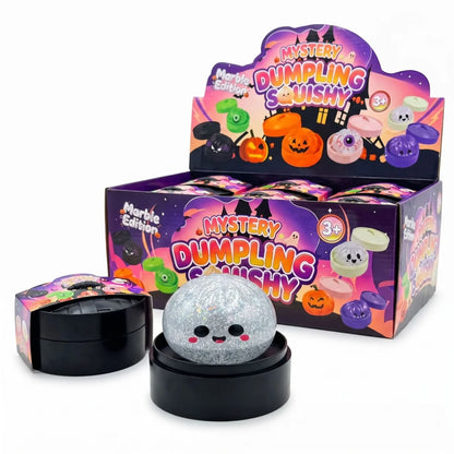 Glitter Pumpkin Halloween Squishy Pack