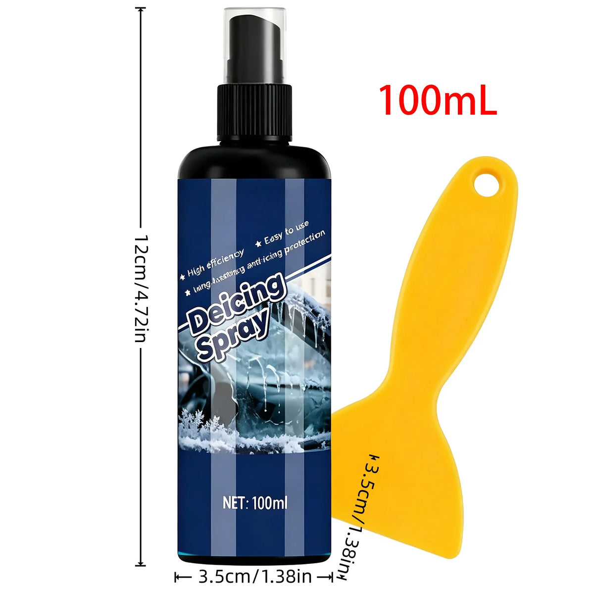 Freezer Frost & Ice Removal Spray with Scraper