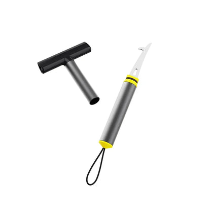 Car Windshield Ice Scraper – Aluminum Alloy + TPU Snow Tool