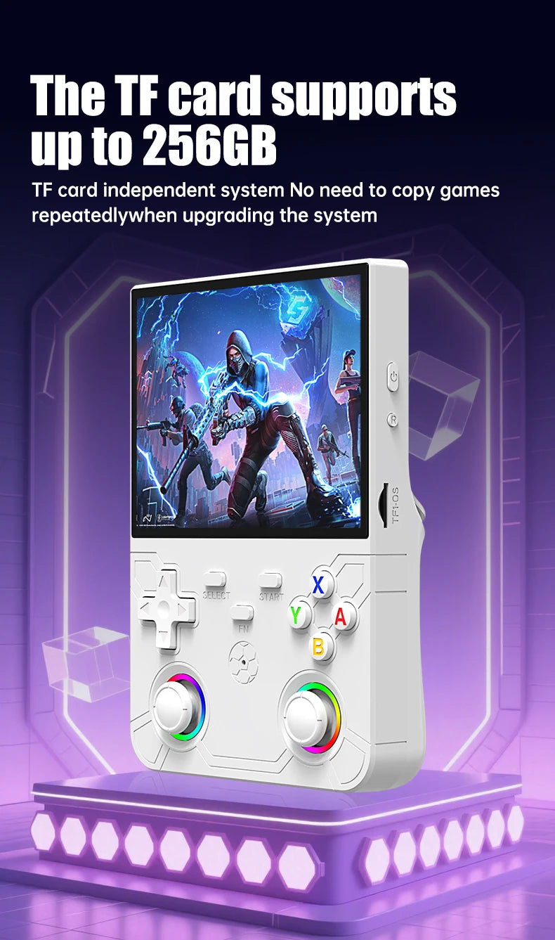 R36 Ultra X Handheld Game Console – 4.5" IPS, 64GB/128GB