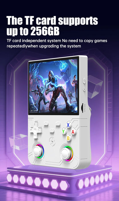 R36 Ultra X Handheld Game Console – 4.5" IPS, 64GB/128GB