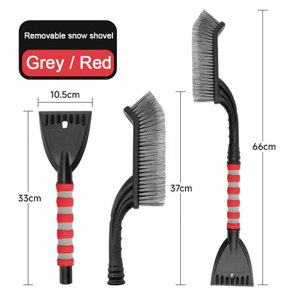 Retractable Car Snow Brush & Detachable Ice Scraper