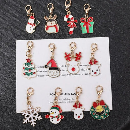 Christmas Theme Charm & Keychain Mix