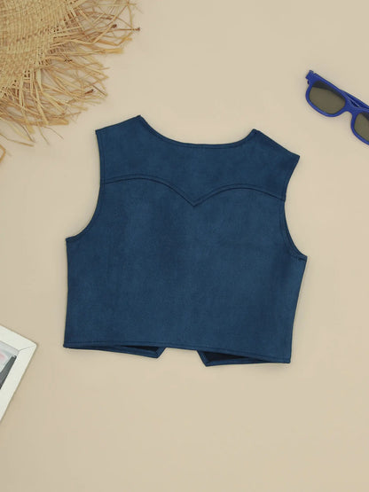 Kids Western Fringe Costume Vest