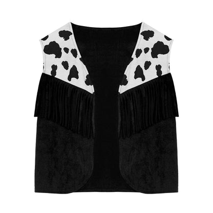 Kids Western Fringe Costume Vest