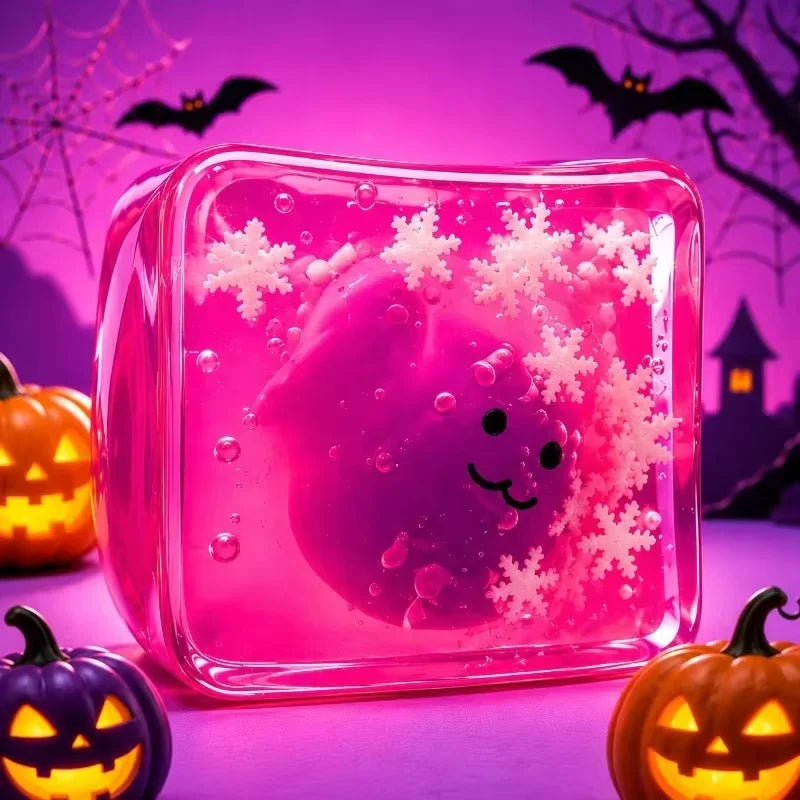 Luminous Halloween Squishy Cube