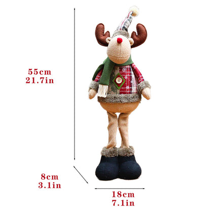 Christmas Santa, Snowman & Reindeer Shelf Sitter