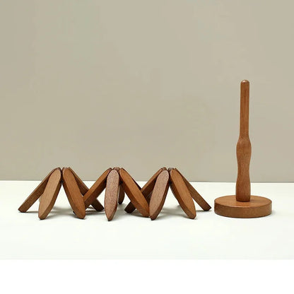 Wooden Christmas Tree Trivet