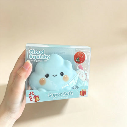 Cloud-Shaped Squishy – Soft Silicone Sensory Fidget