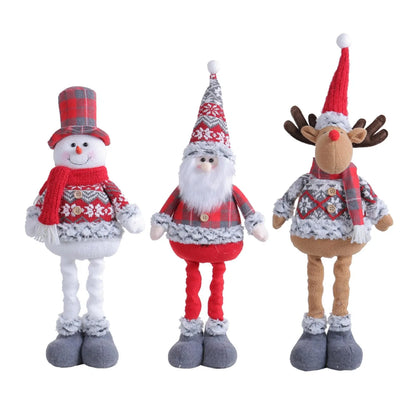 Christmas Santa, Snowman & Reindeer Shelf Sitter
