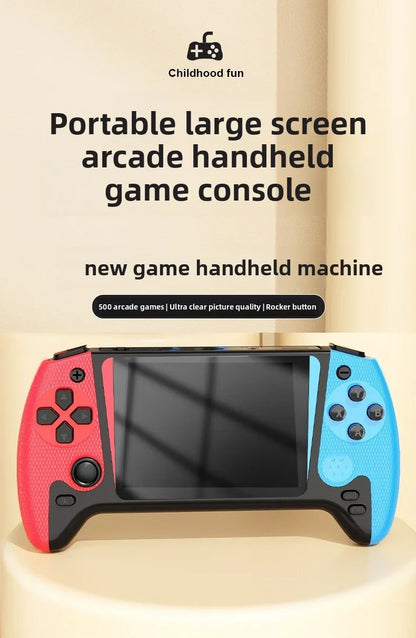 3.5" Retro Game Console – 500 Games, 1/2-Player Options