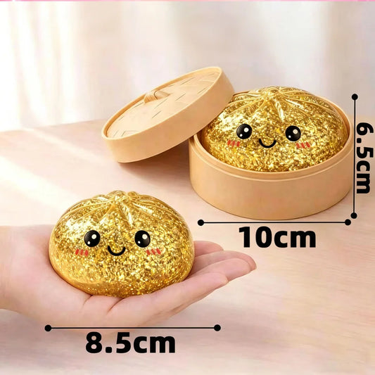 Glitter Dumpling Squishy – Sensory Squeeze Toy