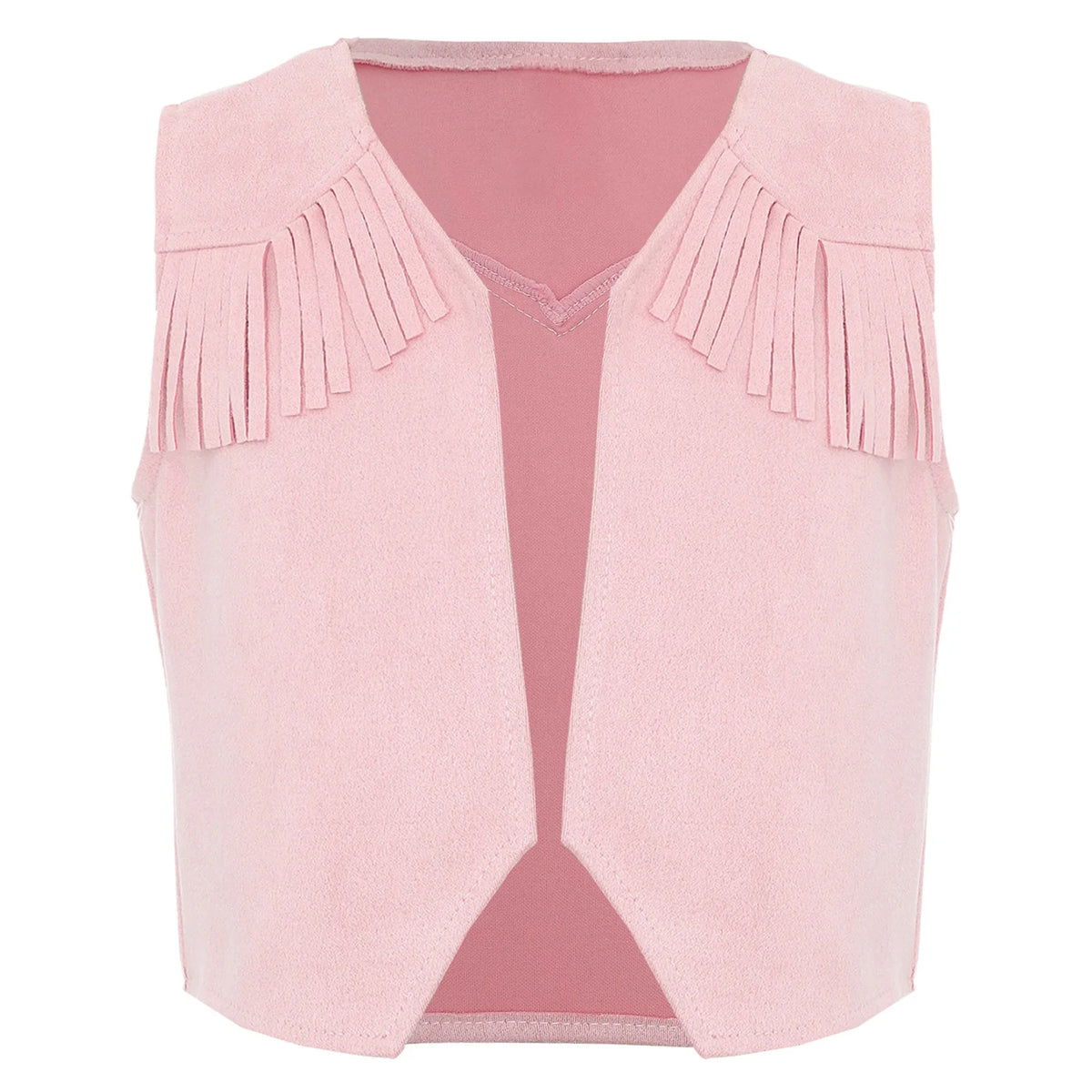 Kids Western Fringe Costume Vest