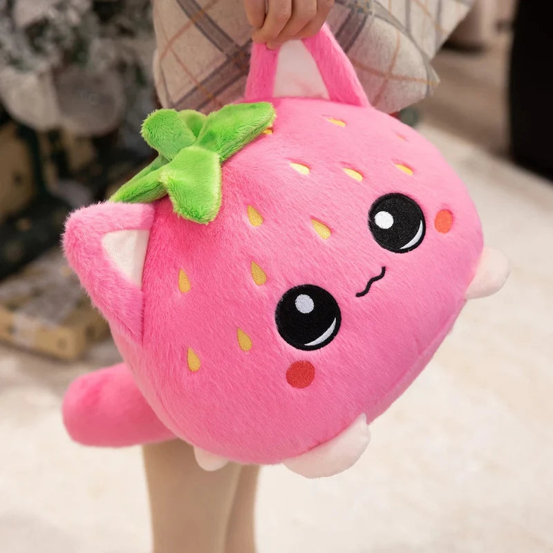Kawaii Strawberry Cat Plushie