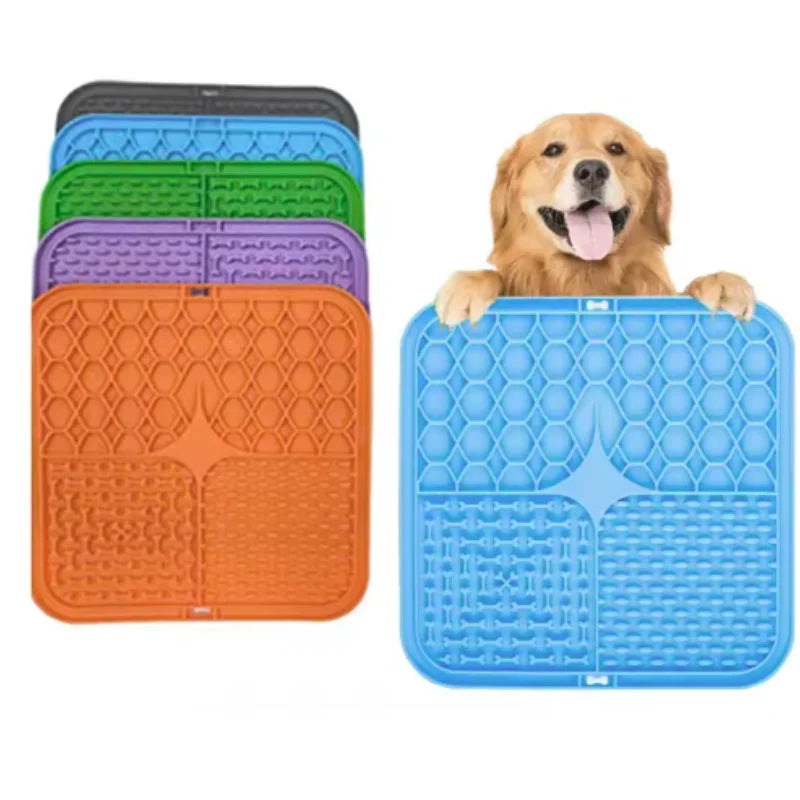Dog Lick Mat & Slow Feeder – Bath Distraction Mat