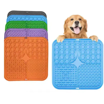 Dog Lick Mat & Slow Feeder – Bath Distraction Mat