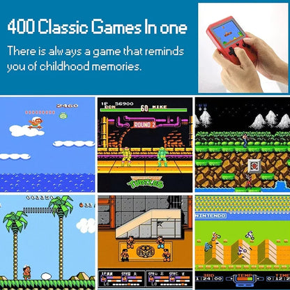 Mini Retro Handheld Game Console – 2.4" Screen, 400 Games