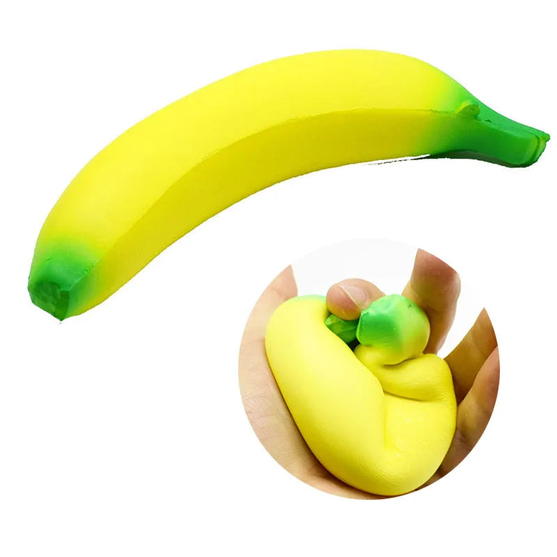 Jumbo banana squeeze toy product detail