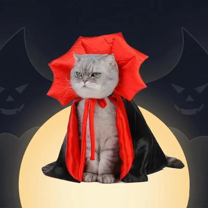 Red Vampire Cloak for Small Dogs & Cats