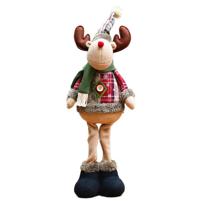 Christmas Santa, Snowman & Reindeer Shelf Sitter