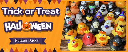 Halloween Rubber Duck Assortment – 16 to 100 Pieces