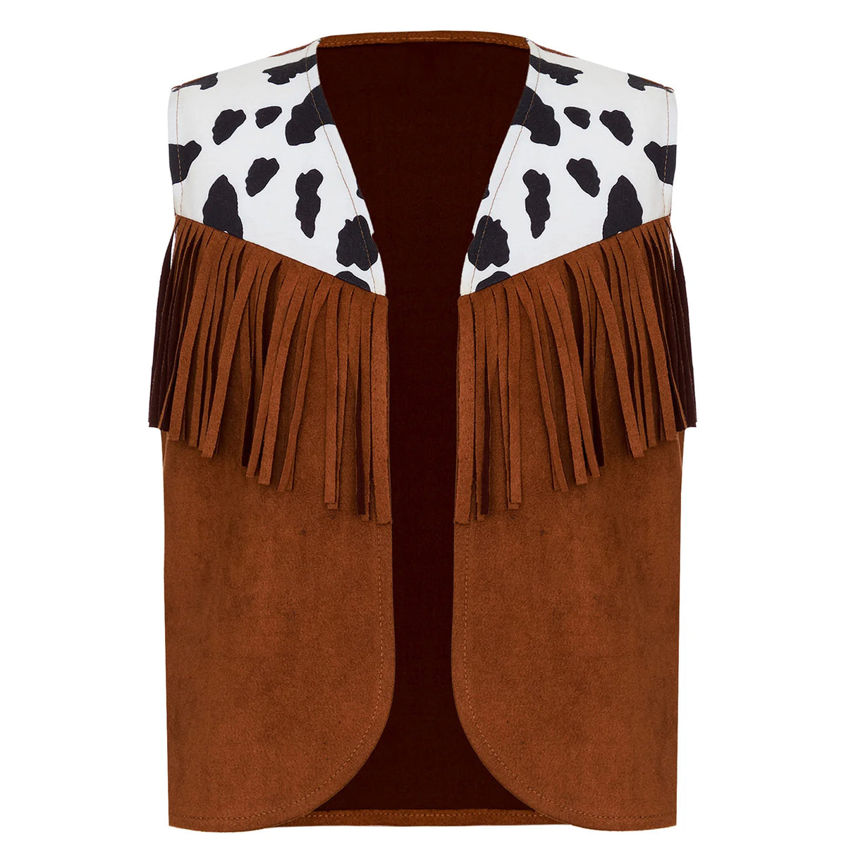 Kids Western Fringe Costume Vest