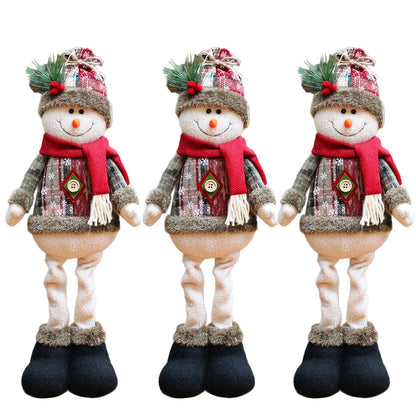 Christmas Santa, Snowman & Reindeer Shelf Sitter